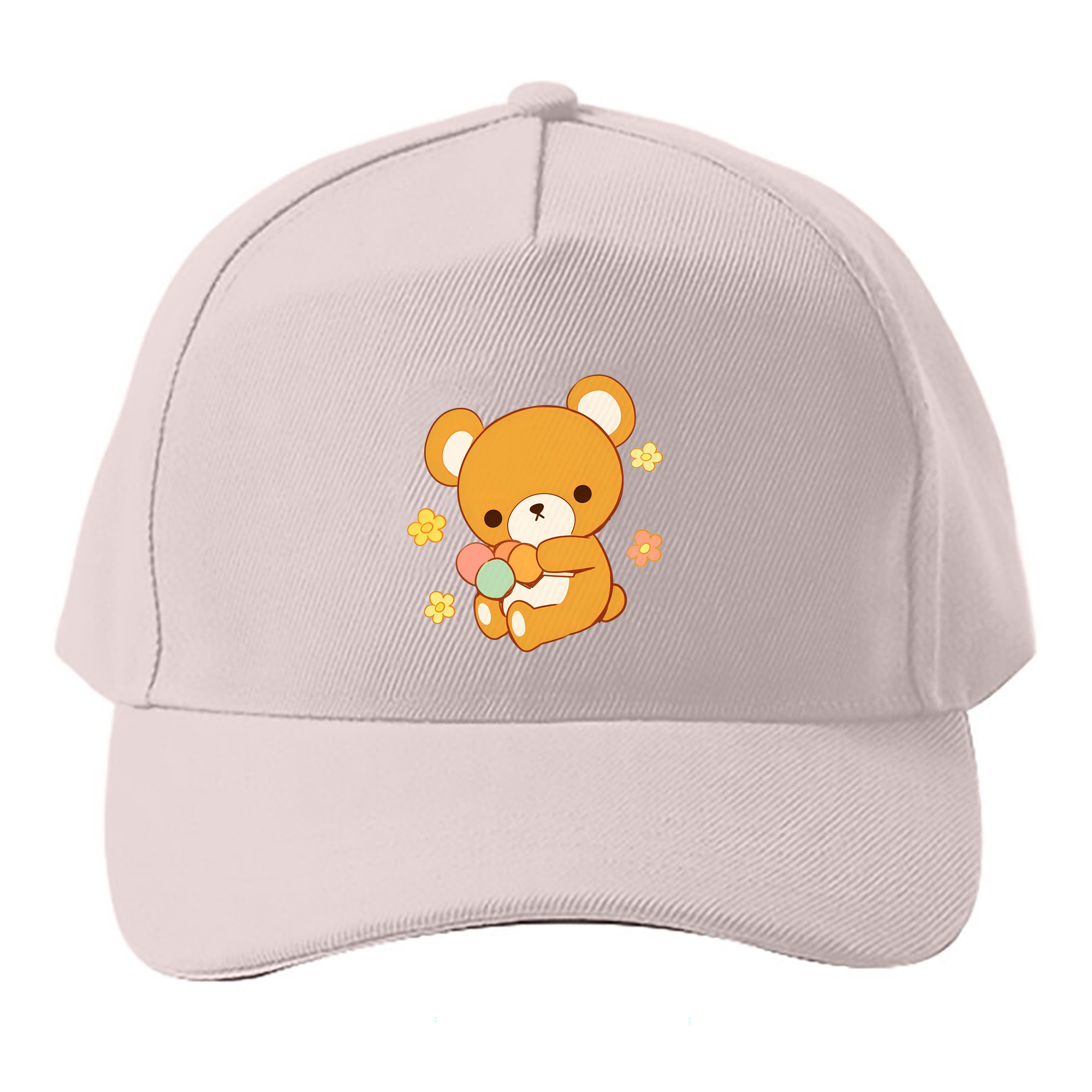 （画像用） リラックマ リラックマ キイロイトリ Rilakkuma Korilakkuma Kiiroitori ベースボールキャップ 綿100％ 男女兼用 帽子 スポーツ
